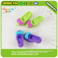 Purple Slippers Shaped Eraser, goma a medida